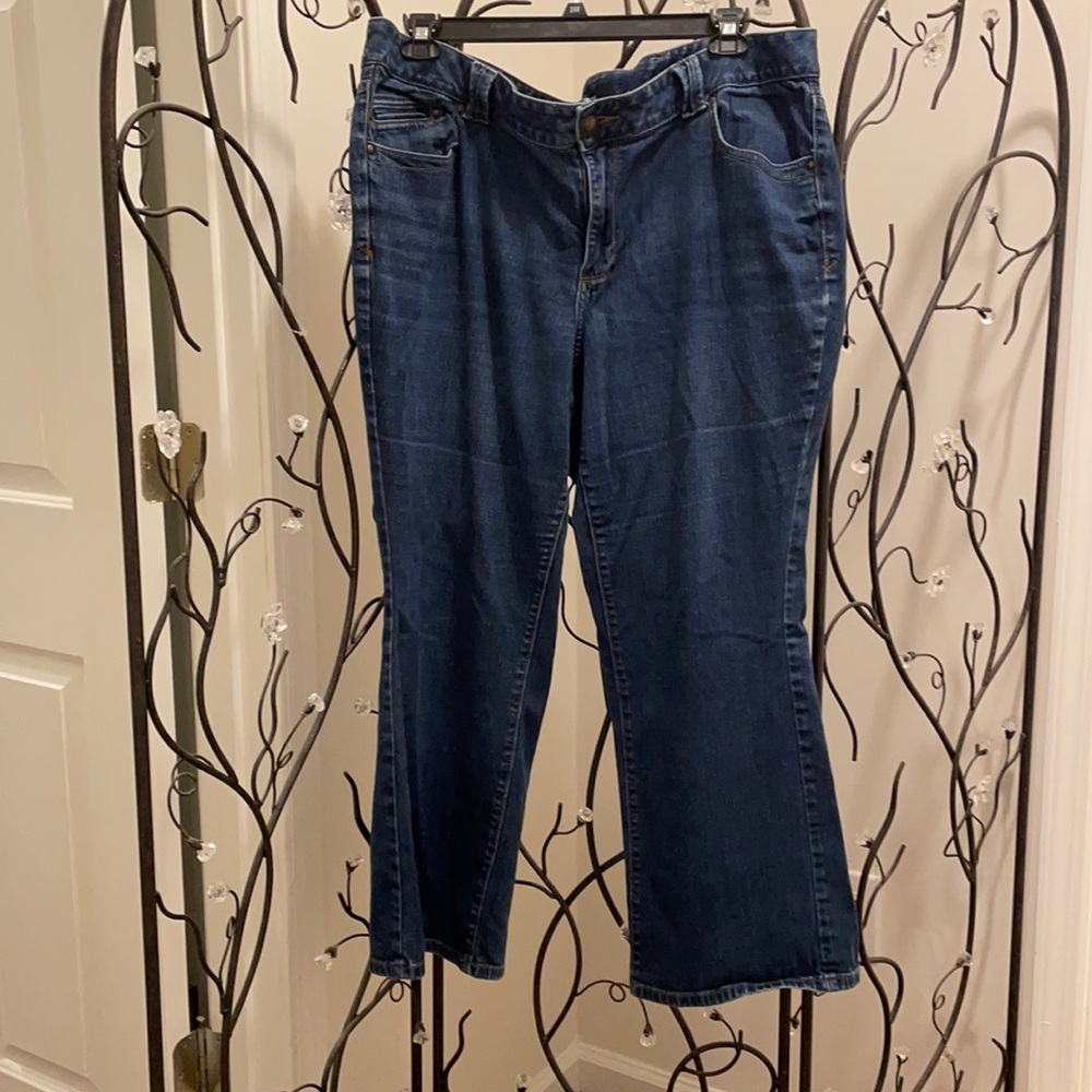 Distinctly Boot Cut Lane Bryant Jeans 22 WP
